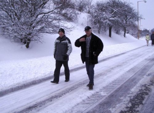 Silvestrovská vycházka do Hradčovic - 31.12.2005